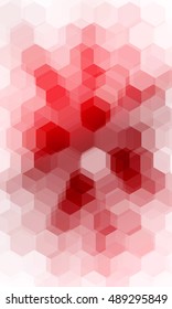 fantasy white, red color geometry background. vector illustration. polygonal pattern. design for banner, presentation, wallpaper.