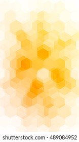 fantasy white, yellow color geometry background. vector illustration. polygonal pattern. design for banner, presentation, wallpaper.