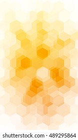 fantasy white, yellow color geometry background. vector illustration. polygonal pattern. design for banner, presentation, wallpaper.