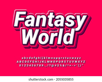 Fantasy World Movie Poster Text Effect