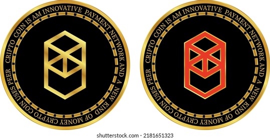 fantom-ftm coin vector illustrations. vector coins.