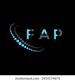 FAP letter logo abstract design. FAP unique design. FAP.
