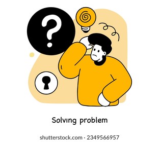 FAQ abstract concept vector illustration.