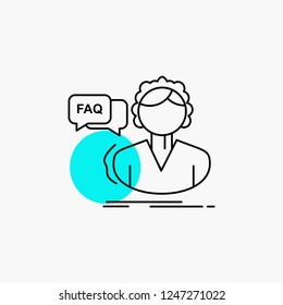 FAQ, Assistance, call, consultation, help Line Icon