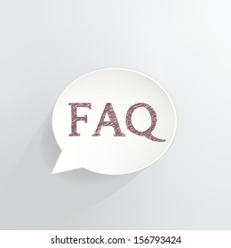 FAQ Bubble