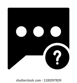 FAQ bubble chat 