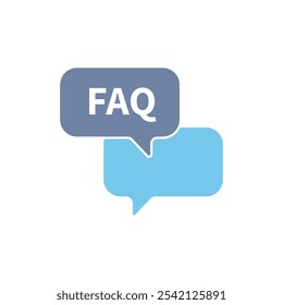 faq concept line icon. Simple element illustration. faq concept outline symbol design.