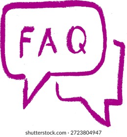 Faq Suporte Ao Cliente Ícone Relacionado Giz De Giz De Giz Vetor De Desenho