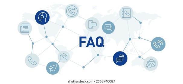 FAQ Frequently Asked Questions help information communication user guide support design outline knowledge center