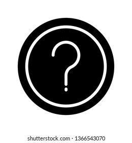 FAQ glyph icon