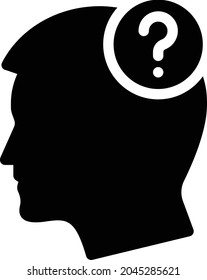 FAQ help vector glyph flat icon