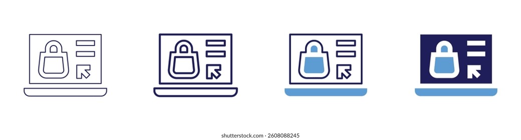 FAQ section​ icon in 4 different styles. Thin Line, Line, Bold Line, Duotone. Duotone style. Editable stroke.