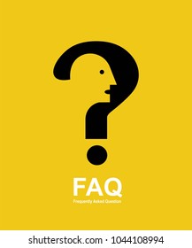 faq icon, frequently asked question symbol