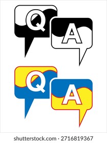 Ícone De Perguntas Frequentes, Pergunta Frequentemente Feita, Ilustração De Arte Vetorial