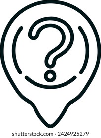 Faq icon for help, ask, discussion, speech, to get information about frequently asked questions symbol for an app or web design interface vector

