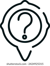 Faq icon for help, ask, discussion, speech, to get information about frequently asked questions symbol for an app or web design interface vector
