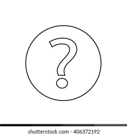 Faq Icon Illustration design