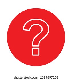 FAQ icon set. Question mark outline icon. Vector icon isolated on white background. Question mark icon. vector design eps 888.