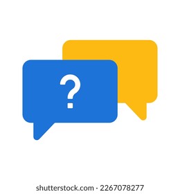 Icono Faq. inicio de sesión para concepto móvil y diseño web. ilustración vectorial