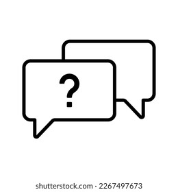 Faq icon. sign for mobile concept and web design. vector illustration