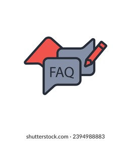 icono de fax. vector.Curso editable.Signo de estilo lineal para uso de diseño web,logotipo.Ilustración de símbolo.
