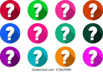 FAQ mark icon, Symbol of Help and Questions.Question mark sign icon. Help symbol