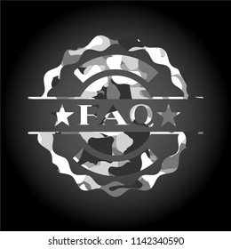 FAQ on grey camo pattern