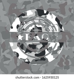 FAQ on grey camo texture