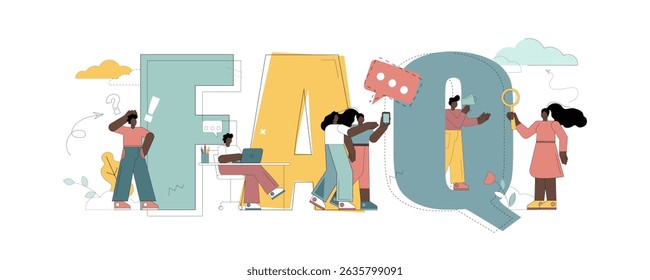 FAQ. People search for answers to questions using gadgets, social networks, search engines.