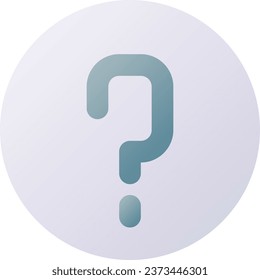 FAQ pixel perfect flat gradient two-color ui icon. Answers on common questions. Support online. Simple filled pictogram. GUI, UX design for mobile application. Vector isolated RGB illustration