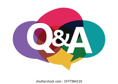 FAQ, questions and answers, vector illustration