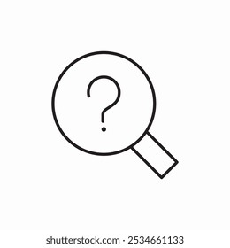 faq search icon sign vector