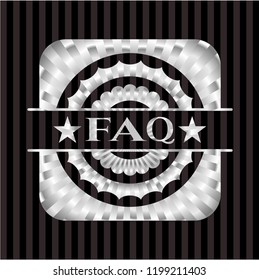 FAQ silver shiny emblem