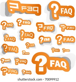 FAQ sticker collection. Great collection.