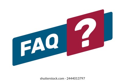 FAQ vector banner. Preguntas frecuentes sobre publicaciones en redes sociales.