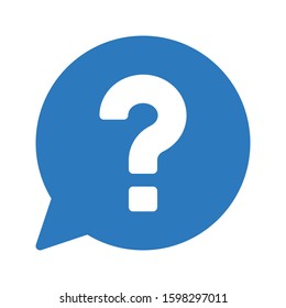 FAQ vector glyph color icon 
