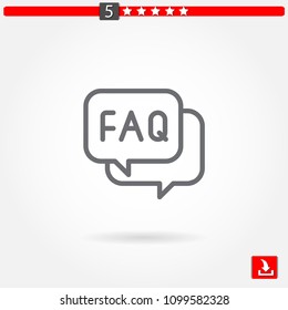 Faq Vector Icon