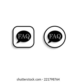 FAQ  - vector icon