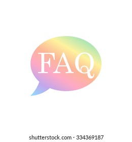 FAQ -  vector icon