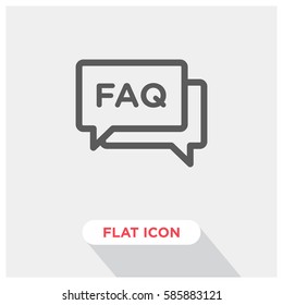 Faq vector icon