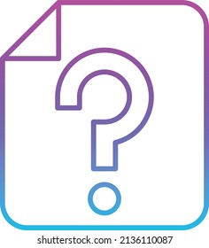 Faq vector icon. Can be used for printing, mobile and web applications.