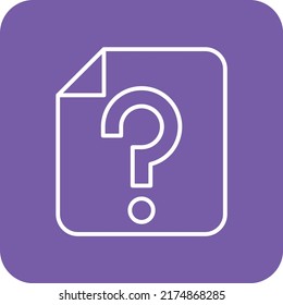 Faq vector icon. Can be used for printing, mobile and web applications.