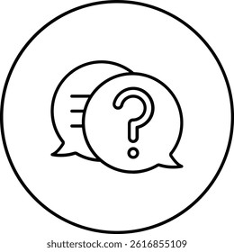 Faq vector icon. Can be used for printing, mobile and web applications.
