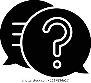 Faq vector icon. Can be used for printing, mobile and web applications.