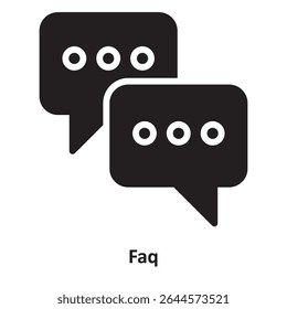 Faq Vector Icon which can easily modify or edit
