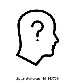 faq vector thin line icon 
