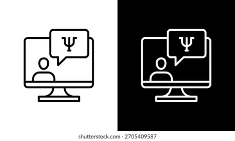 Faq White Icon Set Design