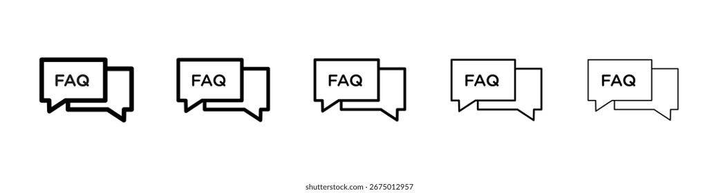 FAQs-Symbol Vektorgrafik