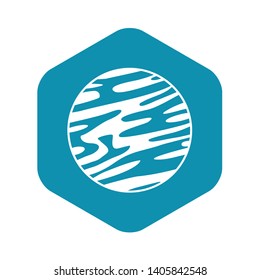Far away planet icon. Simple illustration of far away planet vector icon for web
