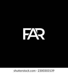 FAR initial letter monogram logo type